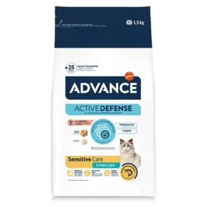ADVANCE Cat Sterilized Adult Sensitive Care Salmon & Rice Dry Food